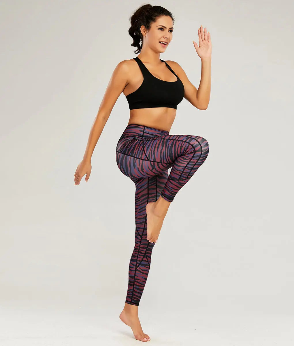 Feline Gloss High-Rise Leggings - TomPro
