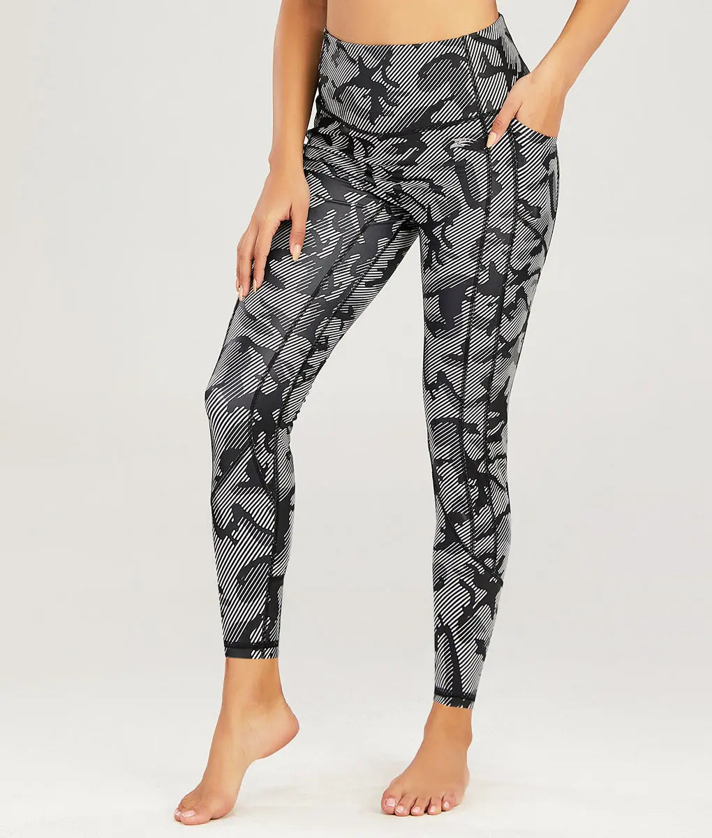 Luxe Camo Gloss High-Rise Leggings - TomPro