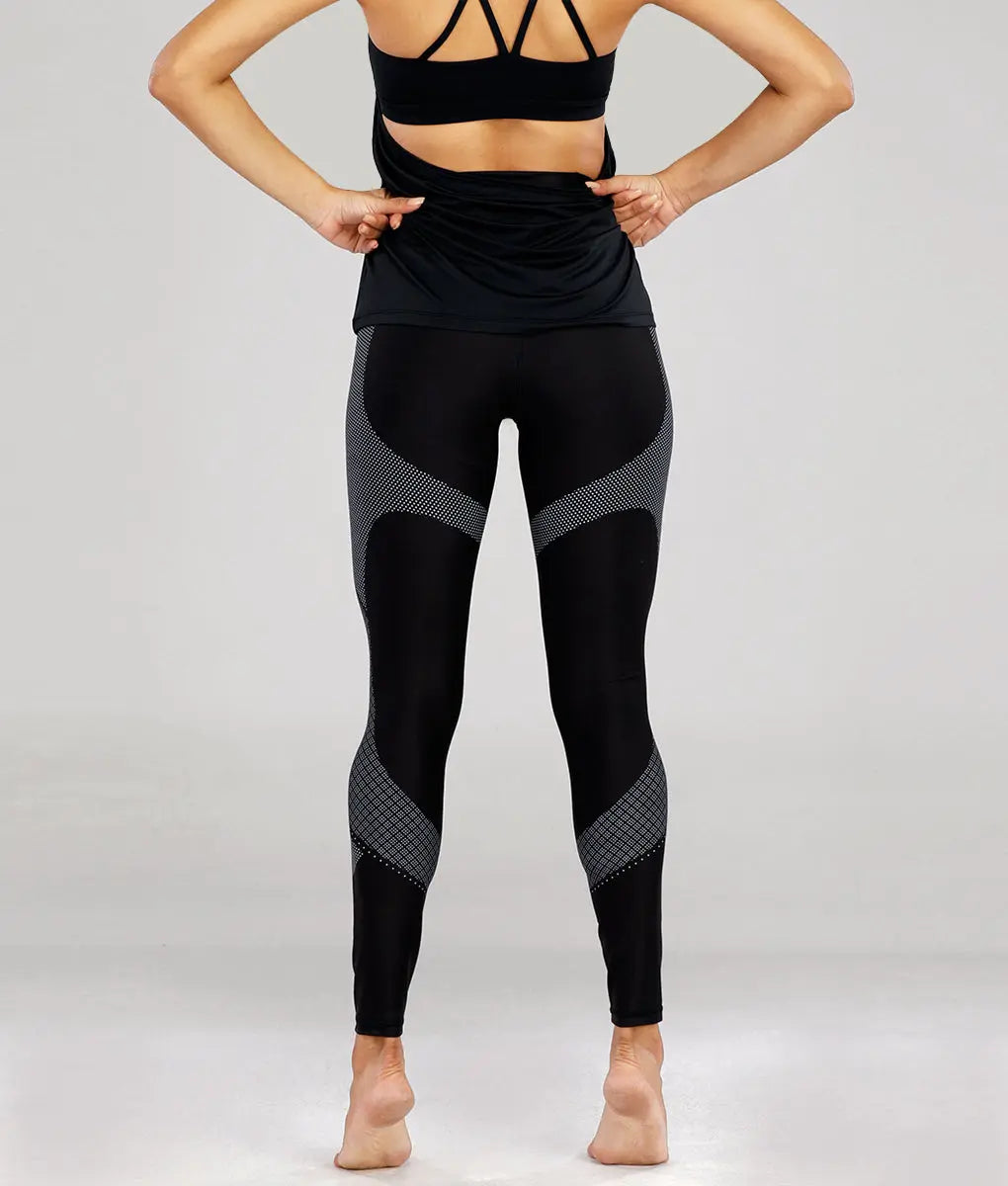 Luxe Graphic High-Rise Leggings - TomPro