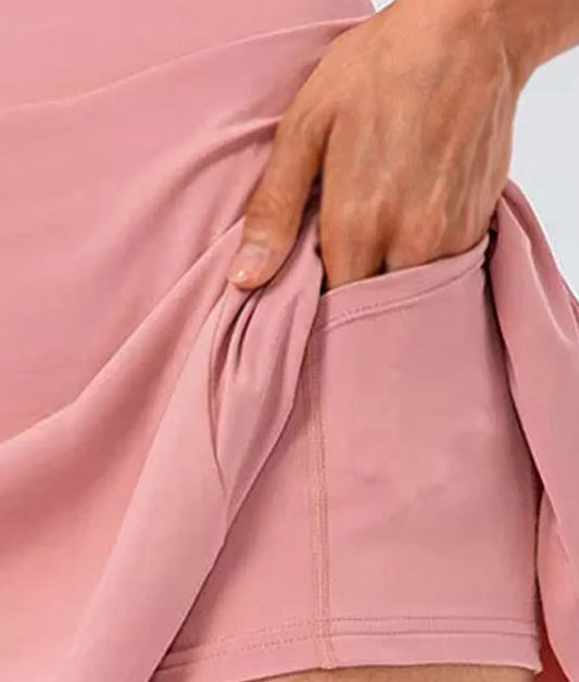 Varsity Multifunctional Active Skirt Women Pink - TomPro