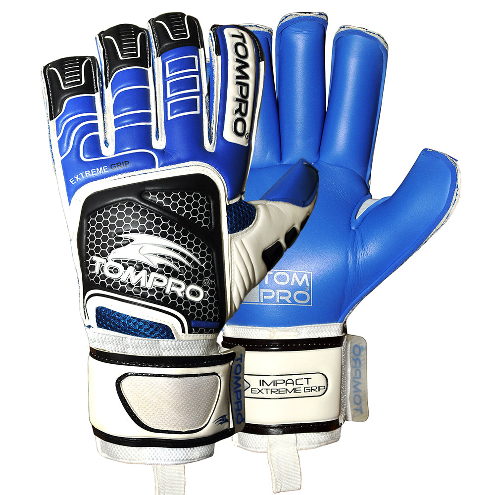 Tompro Extreme Grip Roll Finger Goalkeeper Goalie Gloves Giga Grip Adults