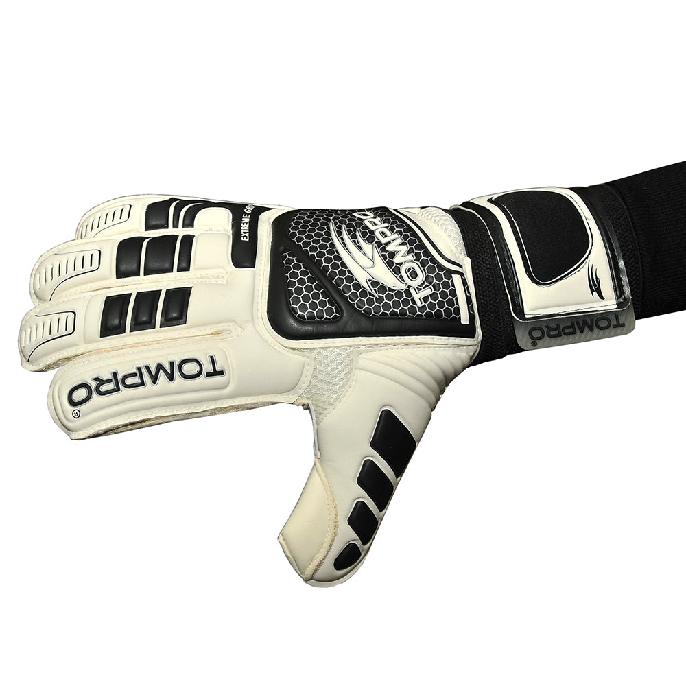 Tompro Extreme Grip Roll Finger Goalkeeper Goalie Gloves Giga Grip Adults