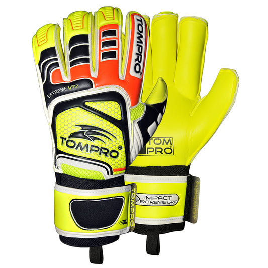 Tompro Extreme Grip Roll Finger Goalkeeper Goalie Gloves Giga Grip Adults