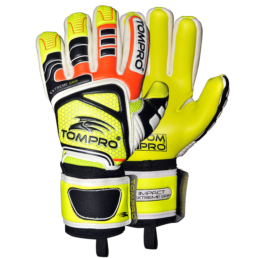 Tompro Extreme Grip Negative Cut Goalkeeper Goalie Gloves Giga Grip Adults