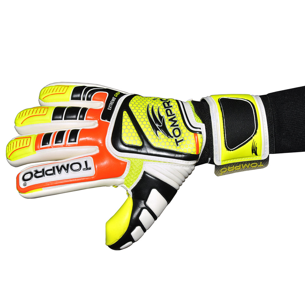 Tompro Extreme Grip Negative Cut Goalkeeper Goalie Gloves Giga Grip Adults
