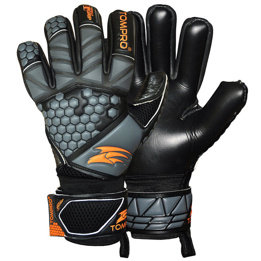 Tompro Gorilla Grip Contact Plus Negative Cut Goalkeeper Goalie Gloves Junior Adults