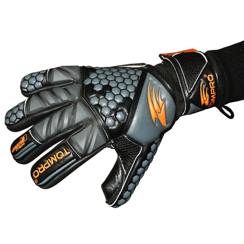Tompro Gorilla Grip Contact Plus Negative Cut Goalkeeper Goalie Gloves Junior Adults