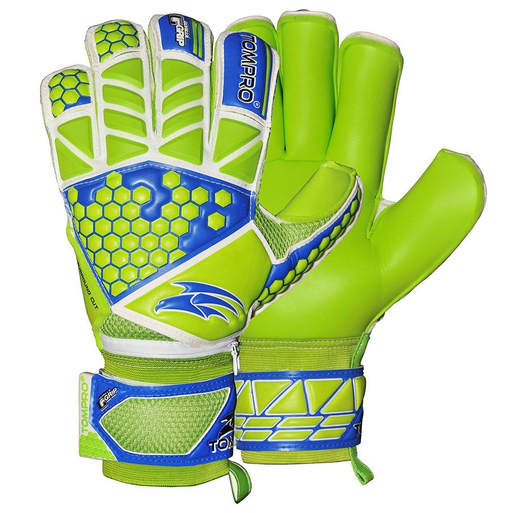 Tompro GorillaGrip Contact Plus Roll Finger Fingersave Goalkeeper Goalie Gloves Junior Adults