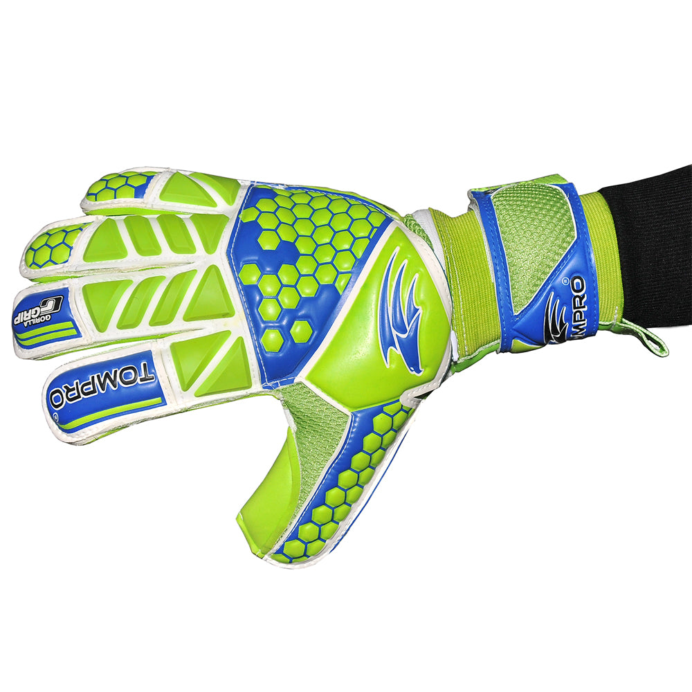 Tompro GorillaGrip Contact Plus Roll Finger Fingersave Goalkeeper Goalie Gloves Junior Adults