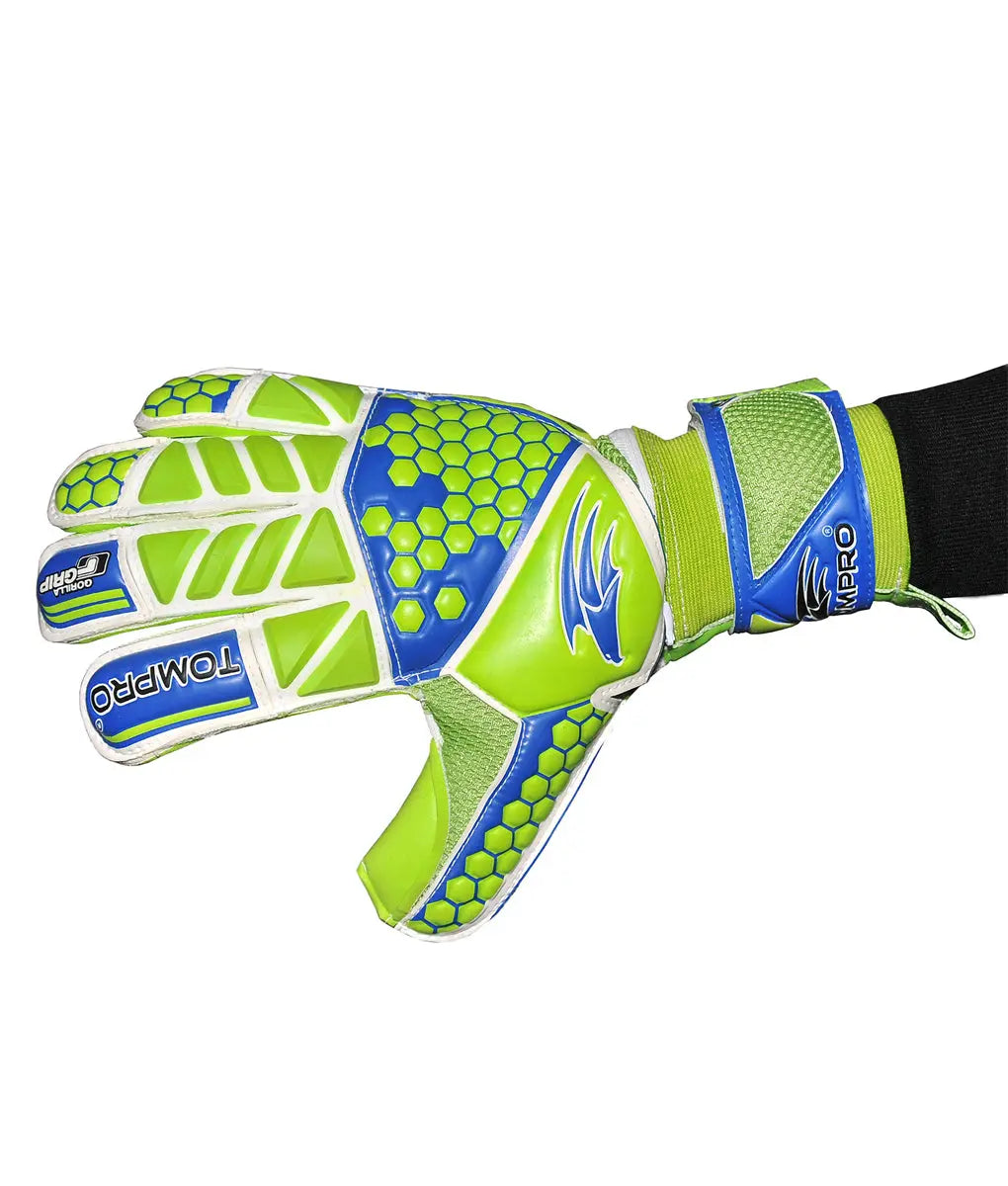 GorillaGrip Contact Plus Roll Finger Fingersave Goalkeeper Gloves TOMPRO