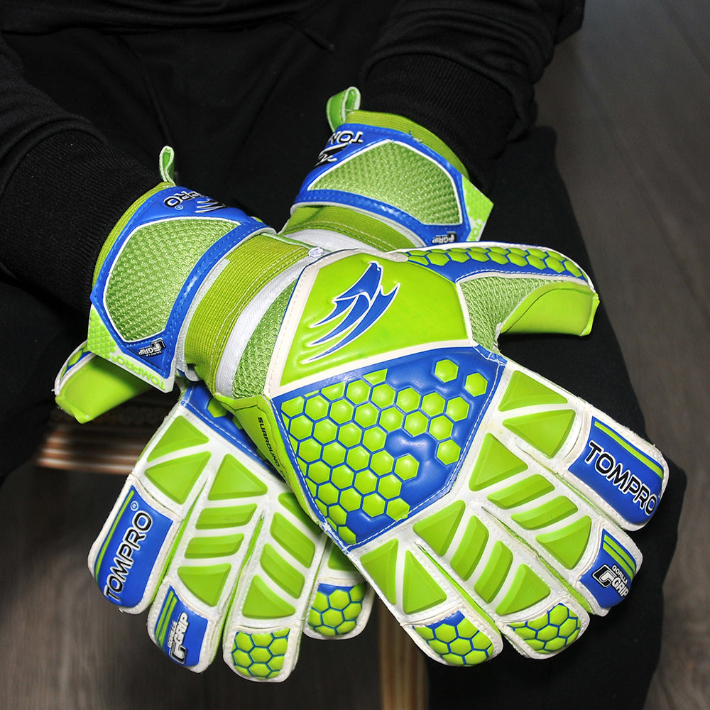 Tompro GorillaGrip Contact Plus Roll Finger Fingersave Goalkeeper Goalie Gloves Junior Adults