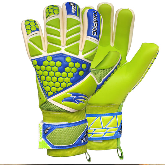 Tompro GorillaGrip Contact Plus Negative Cut Goalkeeper Goalie Gloves Junior Adults
