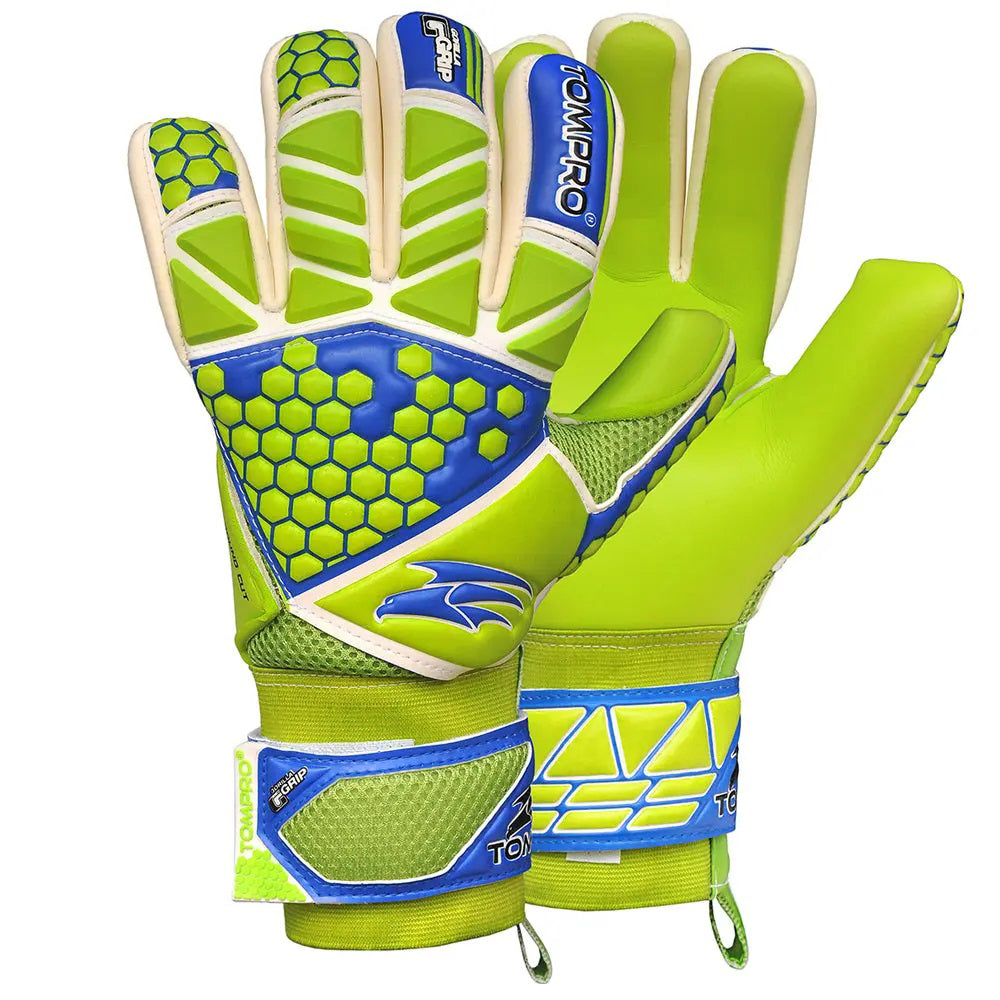 Tompro GorillaGrip Contact Plus Negative Cut Goalkeeper Gloves Juniors and Adults