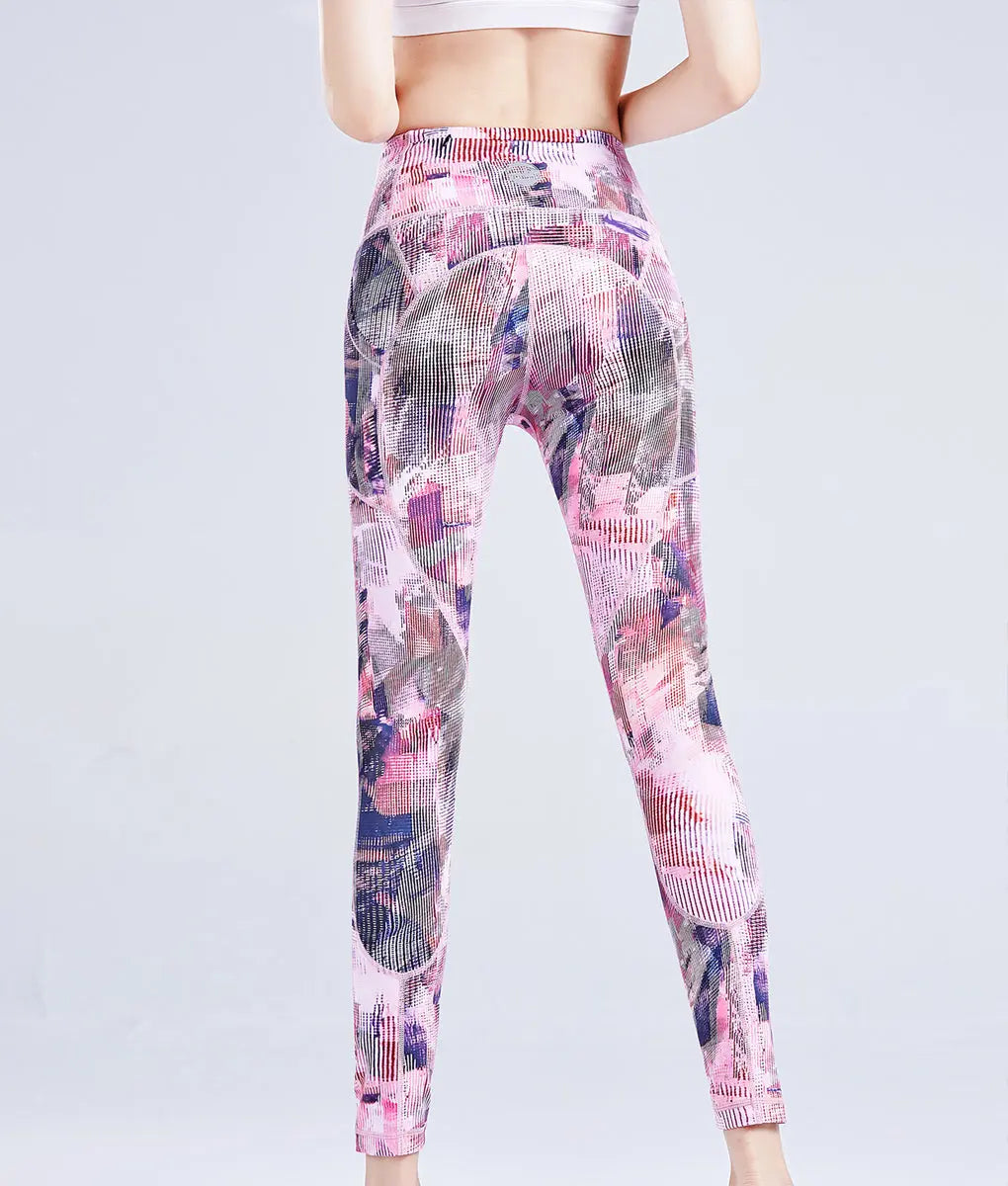 Velvet Touch Graphic High-Rise Leggings - TomPro