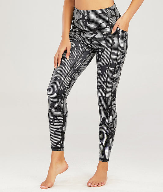 Luxe Camo Gloss High-Rise Leggings