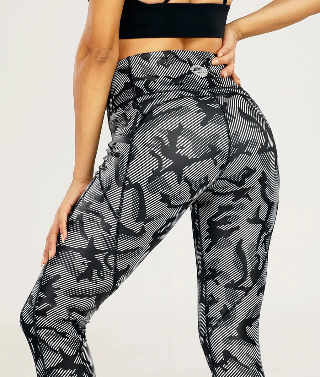 Luxe Camo Gloss High-Rise Leggings - TomPro