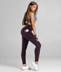 Space Dye Verve High-Rise Leggings Maroon - TomPro