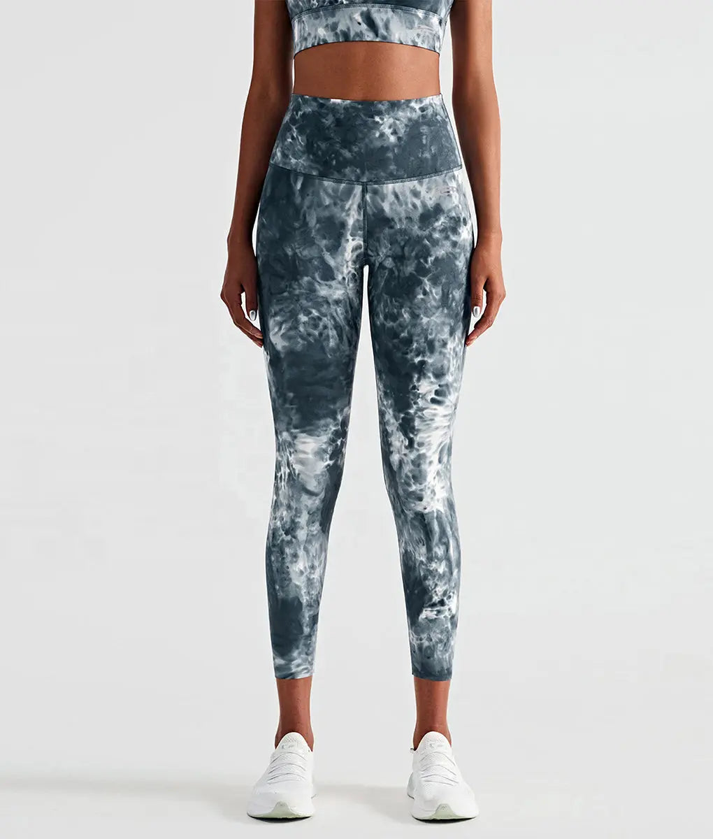 Snazzy Luxe Tie Dye High-Rise Leggings TomPro