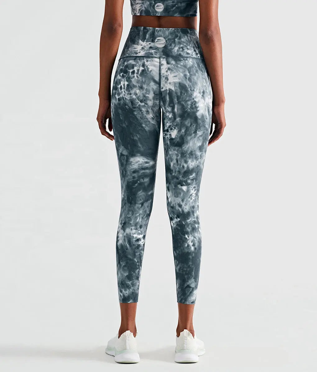 Snazzy Luxe Tie Dye High-Rise Leggings TomPro