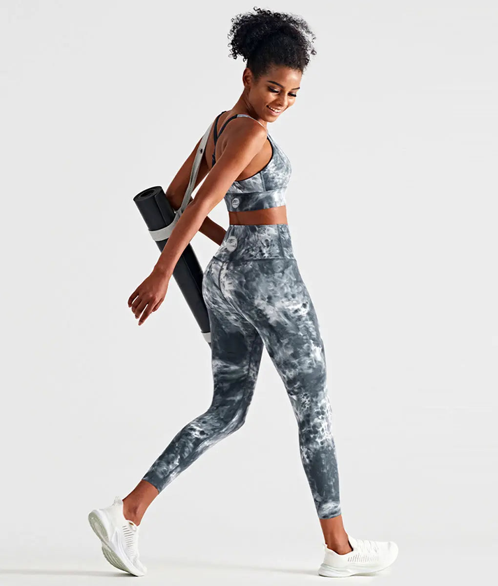 Snazzy Luxe Tie Dye High-Rise Leggings TomPro