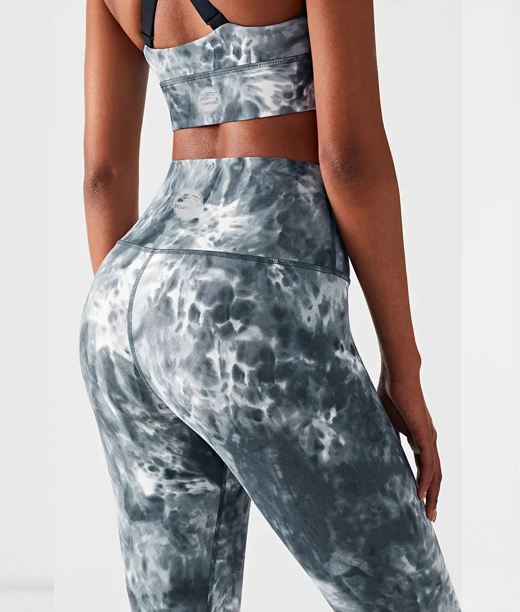 Snazzy Luxe Tie Dye High-Rise Leggings - TomPro