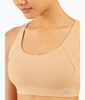 Freedom Criss Cross Back Sports Bra Women Beech Wood TomPro