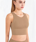 Elevate High Impact Sports Bra Women Cocoa TomPro